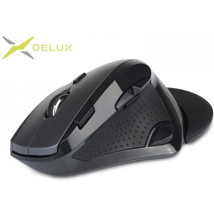 Delux M910GB bezdrátová myš černá (M910GB)