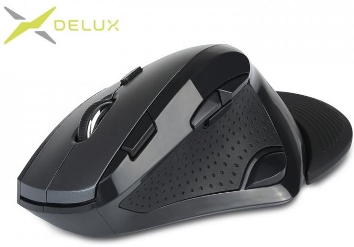 Levně ERGO-PRODUCT Delux M910GB bezdrátová myš černá (M910GB)