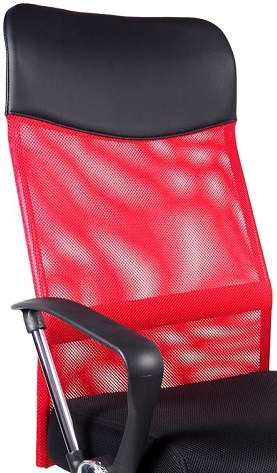 Levně MERCURY Opěrák pro židli PREZIDENT červený