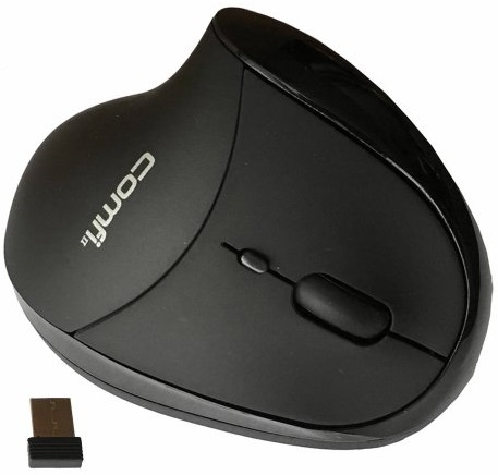 Levně ERGO-PRODUCT Wow Pen Comfi II bezdrátová pravoruká vertikální myš černá (EM011-BKW)