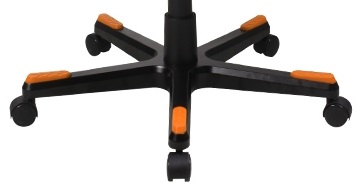 Levně Krytky na kříž na DXRacer kovový, orange malé, FD01, sada 5 ks