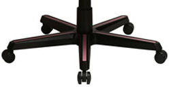 Levně Krytky na kříž na DXRacer kovový, růžové dlouhé, RZ95, sada 5 ks