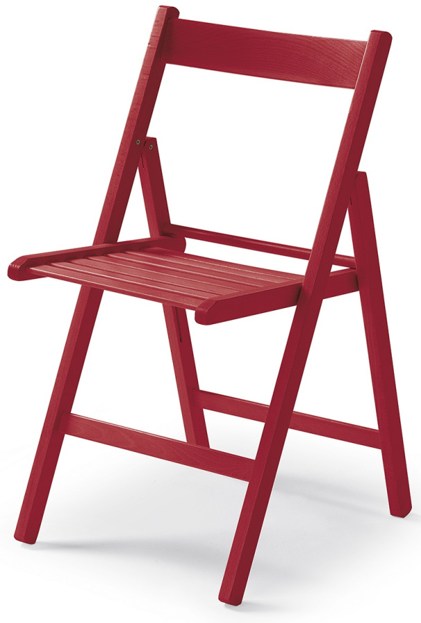 Levně MERCURY skládací židle SMART červená