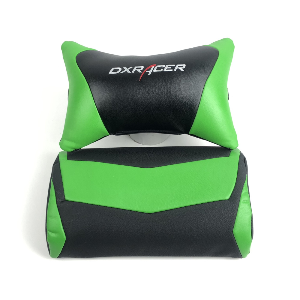 DXRACER sada polštářky černo-zelený série Iron